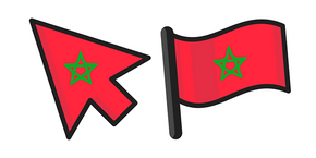 Morocco Flag Curseur