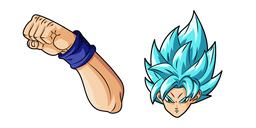 Dragon Ball Super Saiyan Blue Curseur