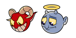 Cuphead Angel and Demon Curseur