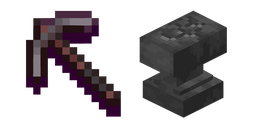 Minecraft Pickaxe and Anvil Cursor