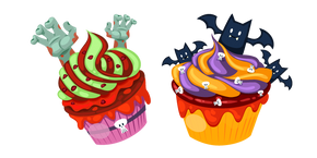 Halloween Cupcakes Curseur