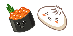 Cute Gunkan Maki and Baozi Cursor