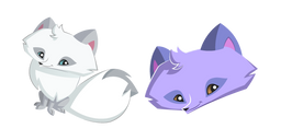 Animal Jam Arctic Fox Cursor