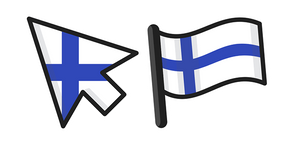 Finland Flag Curseur