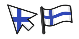 Finland Flag Curseur