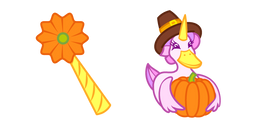 Cute Duck Unicorn Thanksgiving Day Curseur