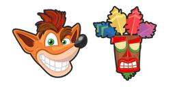 Курсор Crash Bandicoot and Aku Aku Mask