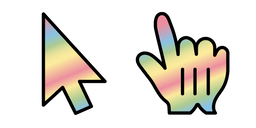 Pastel Rainbow Gradient Cursor