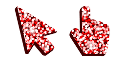 Red Confetti Cursor