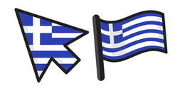 Greece Flag Cursor