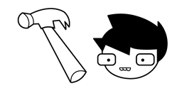 Homestuck John Egbert and Hammer Cursor