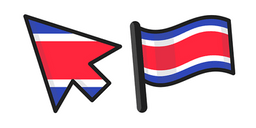 Costa Rica Flag Cursor