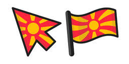 Курсор North Macedonia Flag