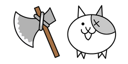 The Battle Cats Axe Cat Cursor