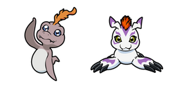 Digimon Bukamon and Gomamon Cursor