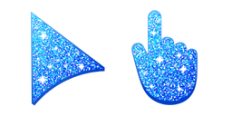 Blue Glitter Cursor