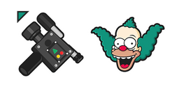 The Simpsons Krusty the Clown Video Camera Cursor