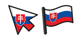 Курсор Slovakia Flag