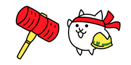 The Battle Cats Mallet Cat Cursor