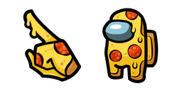 Among Us Pizza Character Cursor