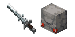 Курсор Minecraft Claymore and Redstone Golem