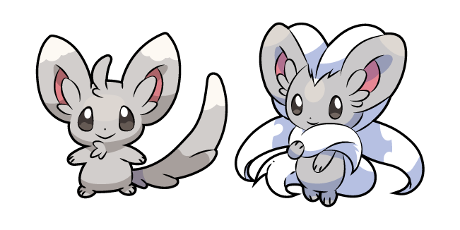 Pokemon Minccino and Cinccino Cursor