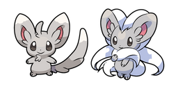 Pokemon Minccino and Cinccino Cursor