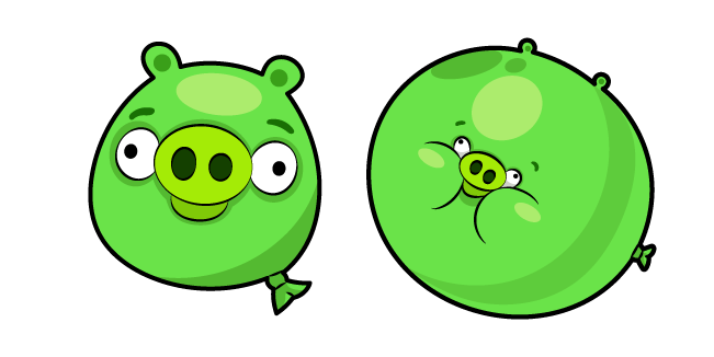 Angry Birds Balloon Pig Cursor