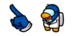 Курсор Among Us Club Penguin Gary Character