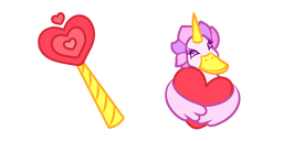 Cute Duck Unicorn Love Cursor