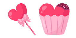 Valentine's Day Candy and Cake Cursor