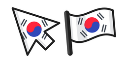 South Korea Flag Cursor