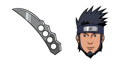 Naruto Asuma Sarutobi and Chakra Blade Cursor