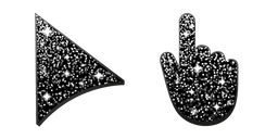 Black Glitter Cursor