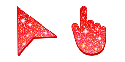 Red Glitter Cursor