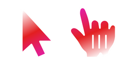 Valentine's Gradient Cursor