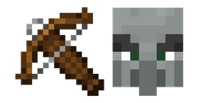 Minecraft Crossbow and Pillager Curseur