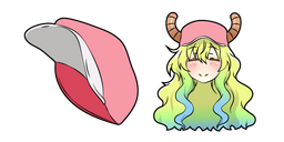 Miss Kobayashi's Dragon Maid Quetzalcoatl and Cap Curseur