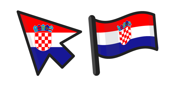 Croatia Flag курсор