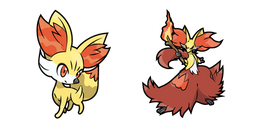 Курсор Pokemon Fennekin and Delphox