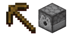 Minecraft Dispenser and Pickaxe Curseur