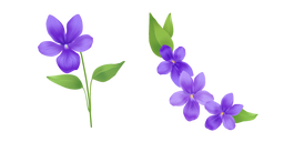 Viola Flower Cursor