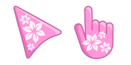 Pink-White Blossom Cursor