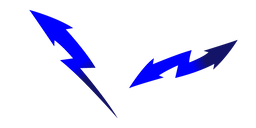 Blue Lightning Cursor