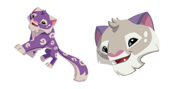 Animal Jam Snow Leopard Cursor