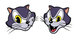 Cuphead Katzenwagen Cursor