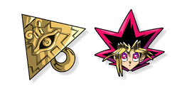 Yu-Gi-Oh! Yugi Muto and Millennium Puzzle Cursor