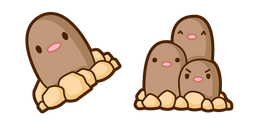 Курсор Cute Pokemon Diglett and Dugtrio