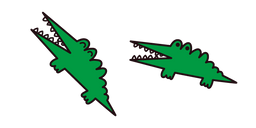 Big Challenges the Green Alligator Cursor