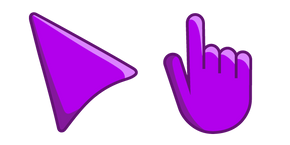 Purple Violet Curseur